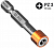 Биты с магнитной насадкой 2шт/уп PZ 2 50мм NOX MAGNEO 6,3мм 1/4" 330250-2 ПО ШТ