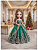 Алмазная мозаика (част. блест.) 23х30см, подрамник, НД-1001 Изумрудная принцесса (Рыж.кот) 14+