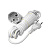 Удлинитель-шнур 1х3м УШ-6 без заземл. ПВС 2х0.75 6A IP44 UNIVersal 5568946
