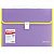 Папка-портфель пластиковая BRAUBERG "JOY", А4 (330х245х35 мм), 13 отделений, с окантовкой, фиолетова