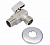 Кран угловой для подключения приборов 1/2"-1/2" матовый никелированный, TIM BL5811A