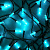 СНОУ БУМ Гирлянда УЛИЧ. эл. вьюн 10м, 80LED, аква, 8 реж., ПВХ черный, 220В (улица)