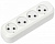 Smartbuy колодка 4 гн. 10А 250В (корпус АБС-пластик, белая) SBE-10-4-00-N