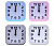 LADECOR CHRONO Будильник, d8,5х3,5см, 1xAA, пластик, 4 цвета