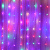 СНОУ БУМ Гирлянда эл. занавес нить росы 2х2м, 200 LED, 10 нитей, МУЛЬТИ, 8 реж. 220В