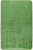 One Color 50*80 коврик зеленый GREEN CLT16/LUEZE 5542
