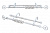 LEGRAND Карниз раздвижной 2-х ряд. d16/19мм 1,6-3,0м, т/у БЕЛОЕ ЗОЛОТО/Лукка