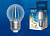 Uniel Air шар G45 диммир. E27 9W(750lm 360°) 3000К 2K филамент 45x82 LED-G45-9W/3000K/E27/CL/DIM