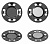 Кнопка MG03 Nickel (никель) (21 мм) магнитная