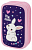 Пенал ЮНЛАНДИЯ, 3 отделения, картон с эффектом soft-touch, 19х11 см, Fluffy tail, 272265
