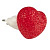 Ночник Uniel DTL-309 0.1W 1LED Сердечко красный/RED, 220V, пластик, с выкл, BL