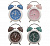 Будильник LADECOR CHRONO, 10,5x5,5x15,5 см, пластик, металл, 1xAA, 4 вида
