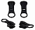 Бегунки для молний трактор BT02 M.Black (матовый черный) (тип3)