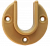 Штангодержатель пластик d25мм Цвет BR - Коричневый