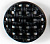 Пуговица ME325 (Black (чёрный) 24L) 15мм
