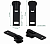 Бегунки для молний трактор BT04 M.Black (матовый черный) (тип5)