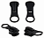 Бегунки для молний трактор BT02 M.Black (матовый черный) (тип8)