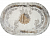 Ковер Полиэстер Calypso 8573_PQ24 Beige/L.Grey овал 2*3 (6 м2)