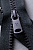 Молния Трактор  "GAMMA" ZipGlaze декор. матовая 50см Тип 5 разъём. однозам.ЧЕРНЫЙ №310