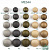 Пуговицы ME344 Gold 24L