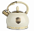 Чайник 3л RASHEL М-7130 со свистком, нерж.сталь, индукция, кремовый